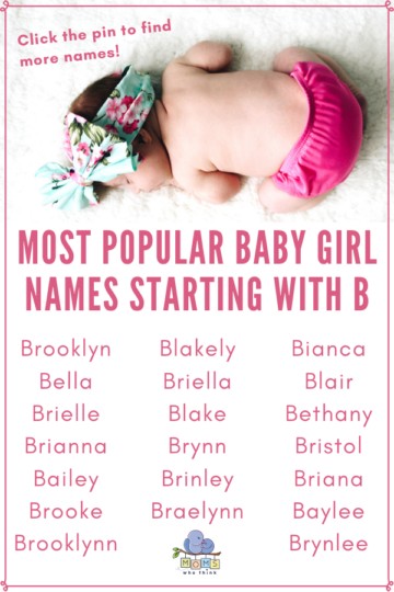 Girl Names With B