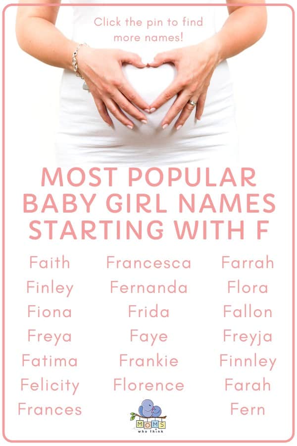 Baby Girl Names That Start With F