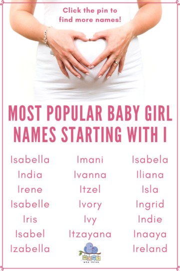 Baby Girl Names That Start With I