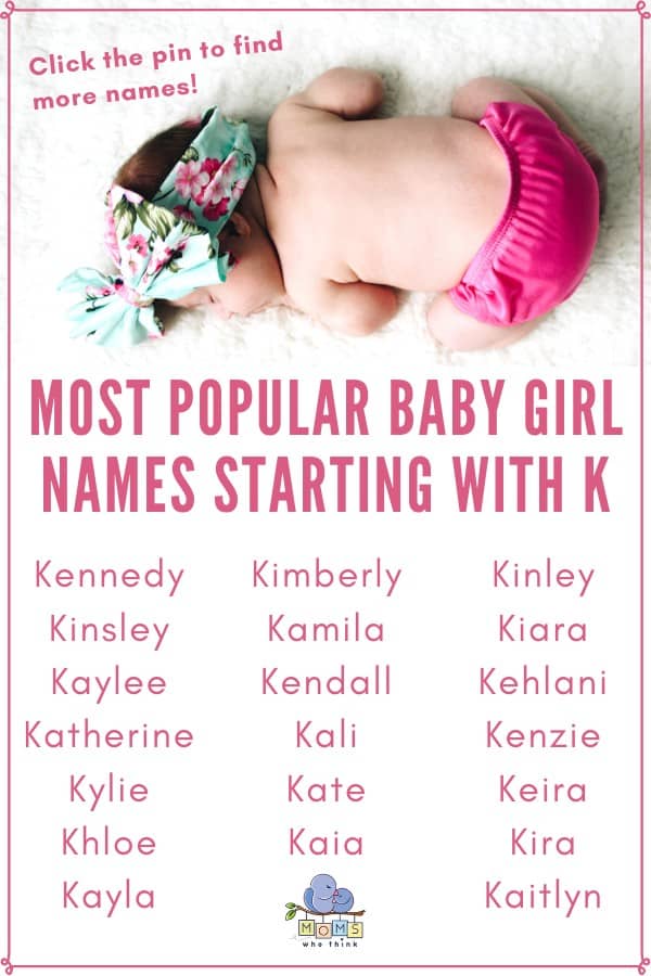 Baby Girl Names That Start With K