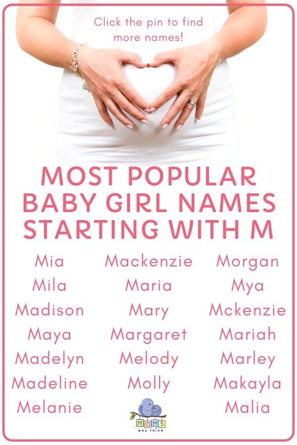 Baby Girl Names That Start With M