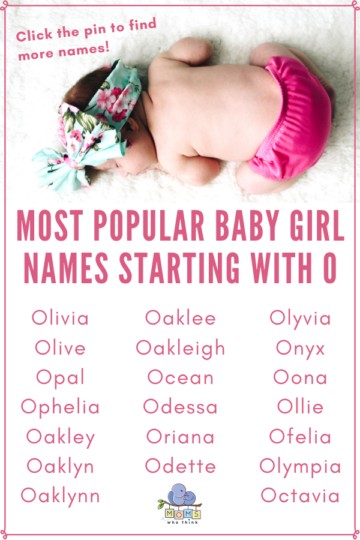 Baby Girl Names that Start With O