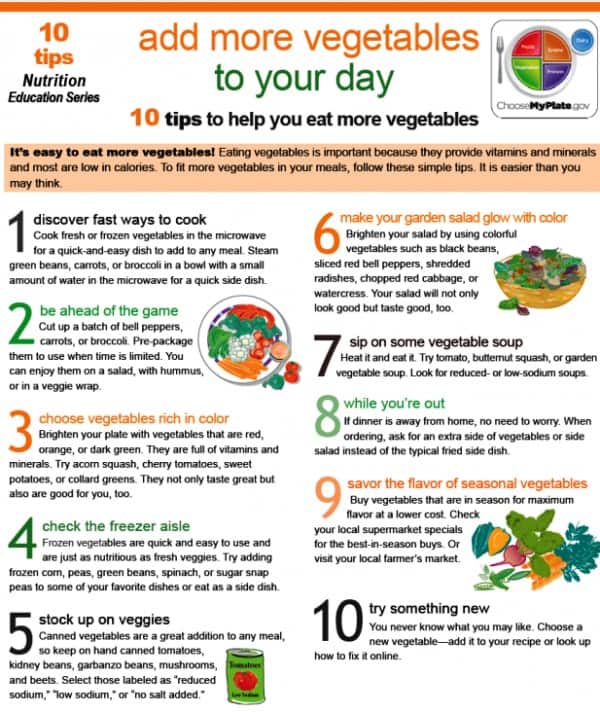 Healthy Ideas That Follow MyPlate's Guidelines