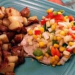 Try This Great Pork Chops with Corn Relish Recipe