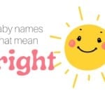 Baby Names That Mean Bright