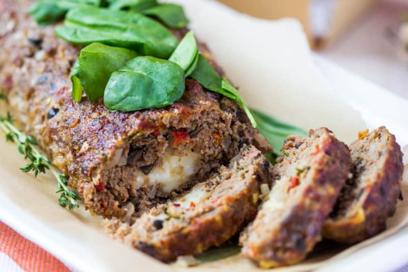 Cheese Stuffed Meatloaf Recipe