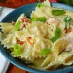 Try This Fantastic Pasta with Ham, Dried Tomatoes, and Cheese Recipe